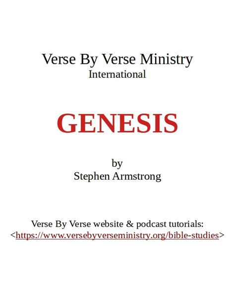 verse by verse ministry|stephen armstrong verse by verse.